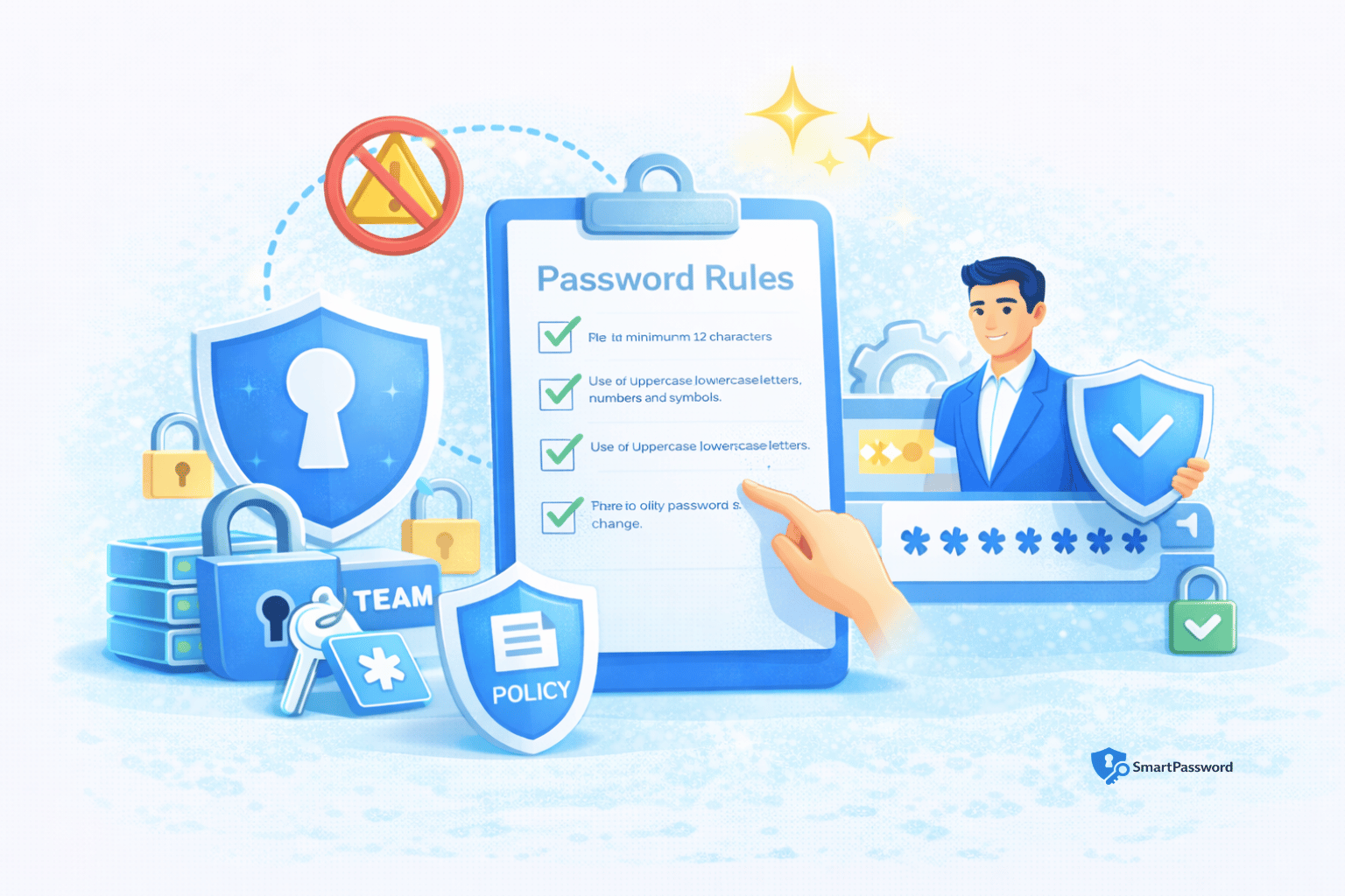 Passwort-Richtlinie Vorlage für Unternehmen – klare Regeln statt Sicherheitslücken