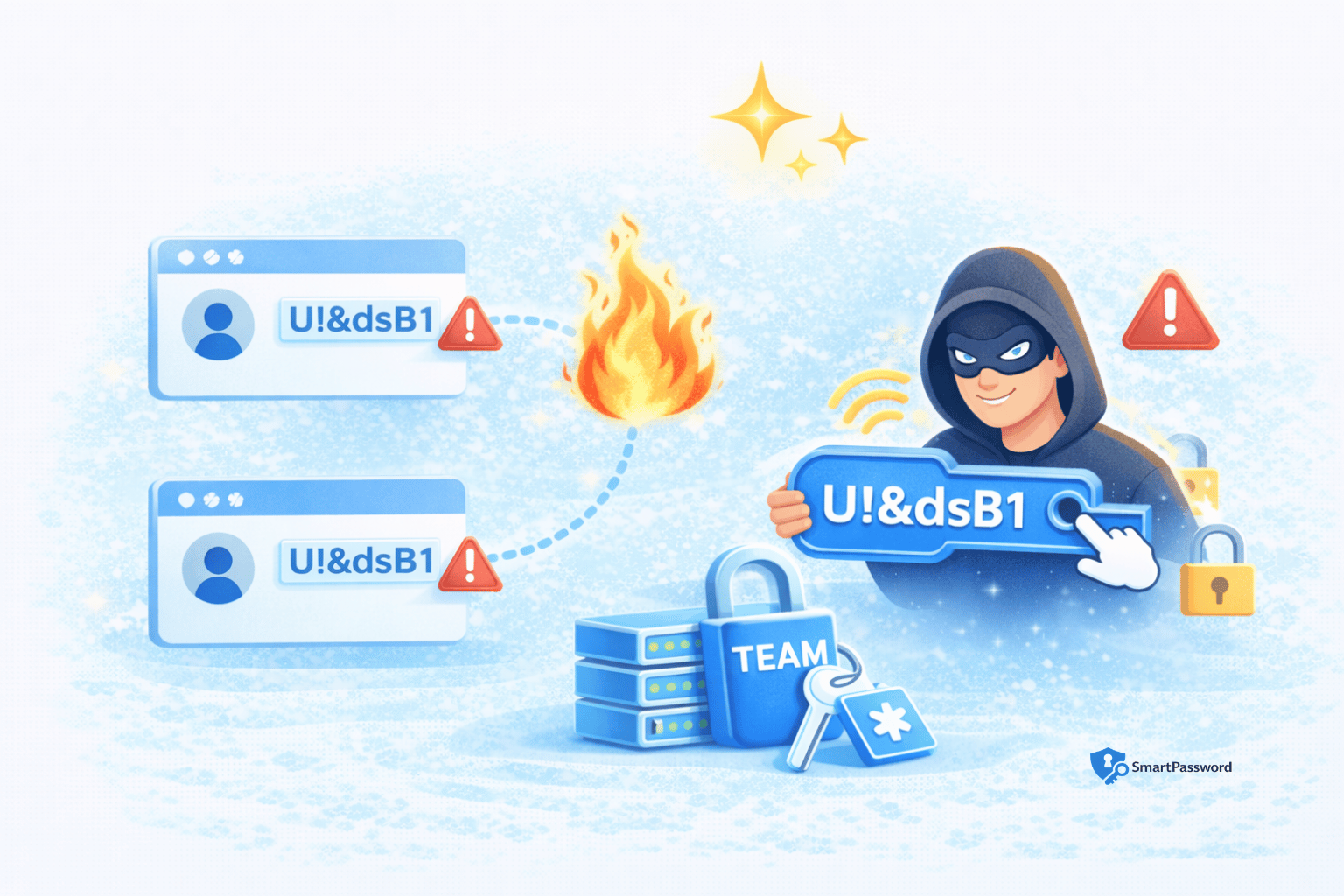 Passwort wiederverwenden – warum das für Unternehmen brandgefährlich ist